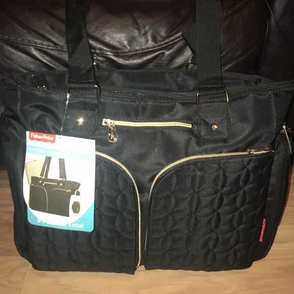 fisher price hayden quilted diaper bag